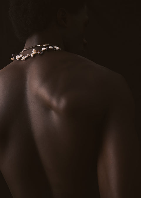 MIXED PEARL NECKLACE
