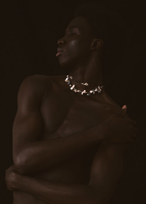 MIXED PEARL NECKLACE