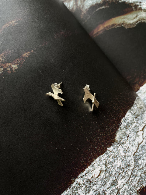Small modern earrings for everyday wear