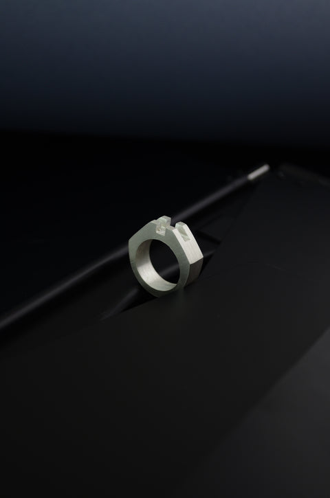 ELAT: Unisex Silver Ring