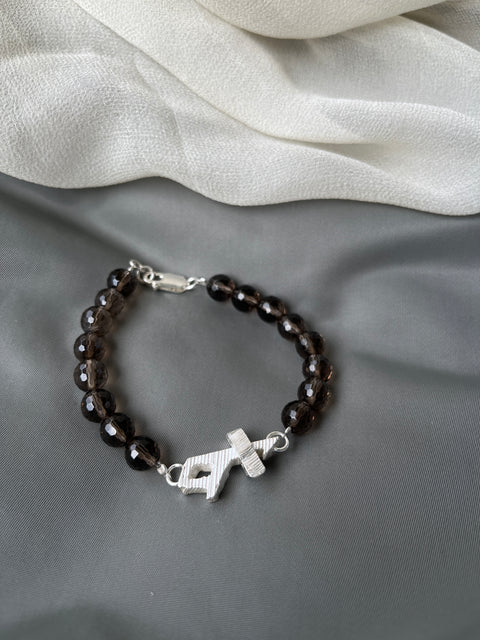 BROWN QUARTZ BRACELET