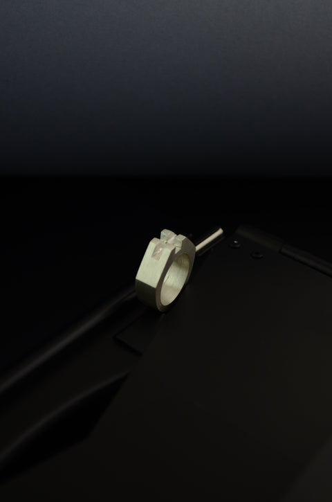 ELAT: Unisex Silver Ring